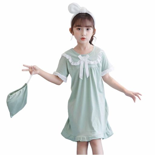 [LIANFOR]キッズパジャマ女の子半袖大きいサイズ子供服部屋着寝間着可愛いパジャマカジュアル快適肌触..