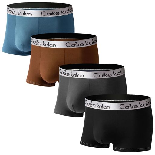 [Meetime]ボクサーパンツメンズ下着6枚セット5枚セット4枚セット前閉じ吸水速乾抗菌防臭3D立体成型ボクサーブリーフローライズ(#15-4枚セットL)