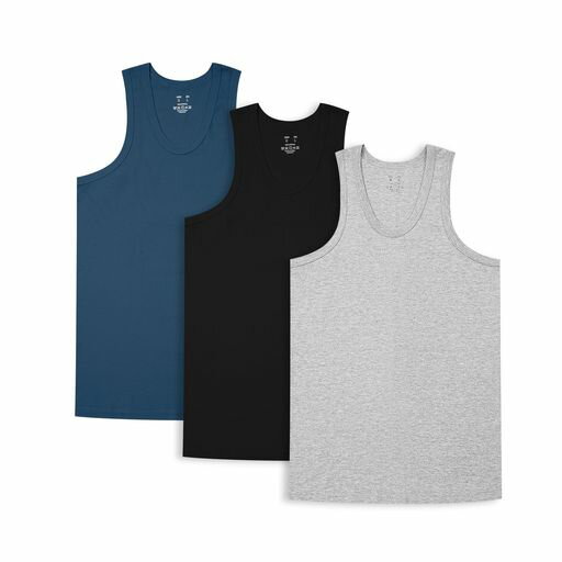 インナーの買い替えに安くて手頃なタンクトップ3枚セットです。薄すぎず、厚すぎず、着心地もいいです。 高品質な綿素材を採用し、生地が柔らかくて、伸縮性がありますので、肌に良い快適さをもたらします。 抗菌・消臭加工により、吸汗性が良く、汗をかいても快適な着心地は変わりません。速乾性もあり、洗えばすぐに乾きます。 暑い時は1枚で、冬の寒い時期はインナー下着として、季節を問わずオールシーズンお使い頂けます。 Uネックのシンプルなデザインで、普段着はもちろん、ジム、トレーニング、ランニングなどスポーツシーンでは幅広く着用できます。