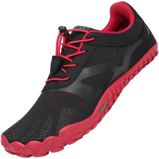 [SAGUARO]ベアフットフィットネスシューズジムトレーニングシューズメンズレディース29.0cmレッド-054(4)