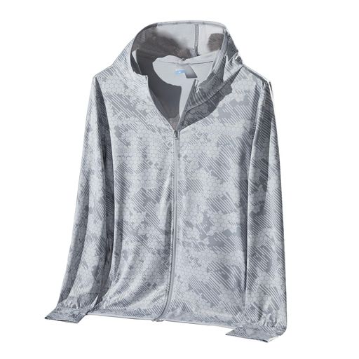 [KANGNAN]UVカットパーカーラッシュガードメンズUPF50+薄手長袖夏服日焼け対策水着オーバーウェア接触..