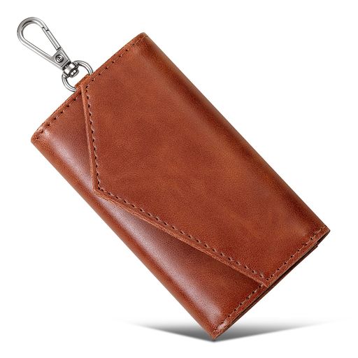 [MORFFEYIA]キーケースメンズ6連キーフック高級ビンテージレザー自宅鍵自転車鍵オフィス鍵対応紙幣ポケ..