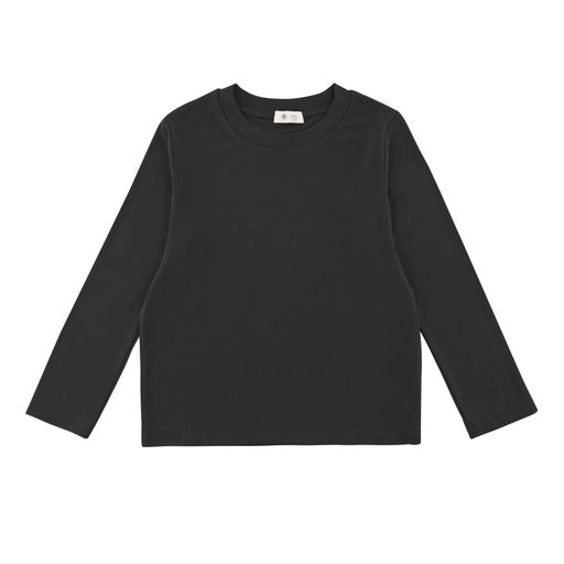 [HahaNice]子供服キッズ長袖tシャツ女の子男の子トレーナー綿インナー無地薄手丸首ロンt体操服肌着春夏..