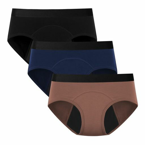 [POPKOK][ポップコー]サニタリーショーツレディース生理用ショーツ女性用綿下着セット漏れ防止インナー..