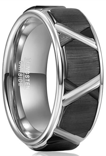 083基地メンズ指輪リングマッド質感8mmタングステンおしゃれ日本サイズ鋼色19号
