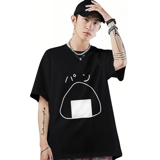 [EnjoIt]7.1オンスおにぎりごはんTシャツメンズレディース半袖綿100%吸汗速乾通気性大きいサイズかわいいおもしろ可愛い面白い柔らかい肌触りクルーネックファッションレジャーシンプル…