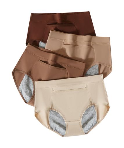 [RUOXIAO]サニタリーショーツ生理用ショーツ吸水ショーツ棉100%大きいサイズ生理用パンツハイウエスト..