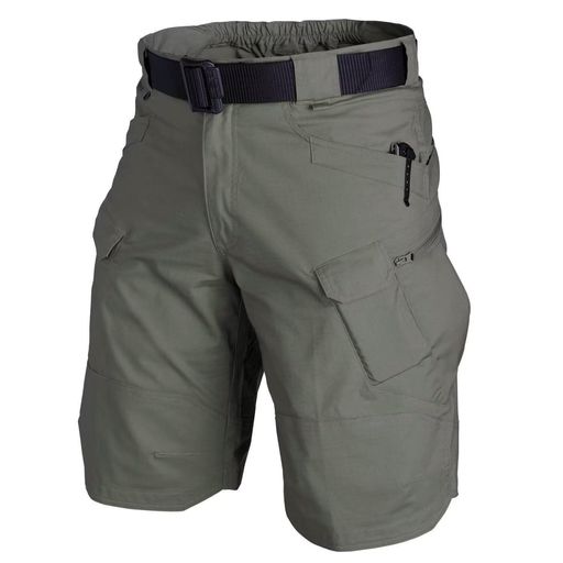 eleitchteeショートパンツメンズアウトドア大きいサイズ-S-5XLポケットいっぱい釣りズボン登山半ズボンカーゴショーツ(グリーンM)