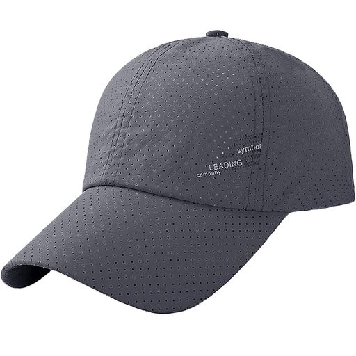 [TWILKER]メッシュキャップメンズ速乾清涼感UVカット春夏紫外線対策アウトドア日よけ野球帽ゴルフ登山釣りランニングジョギング熱中症予防(ダークグレー)