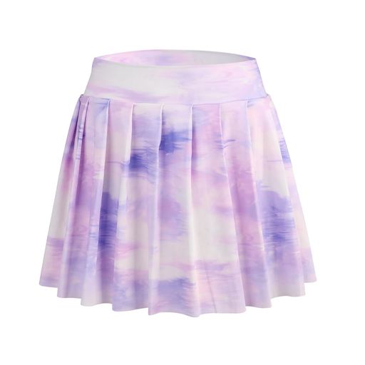 [Bezioner]キッズスカート半ズボン付きプロテニススコートポケット付き女の子ハイウエストキュロットス..