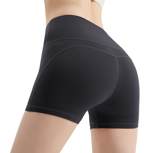 [MORGENSKY]レディースヨガパンツショートパンツ2分丈3分丈レギンススパッツハイウエストヒップアップタイツヨガ通気速乾夏用ストレッチトレーニング美尻美脚DK110(JPアルファベットS標準