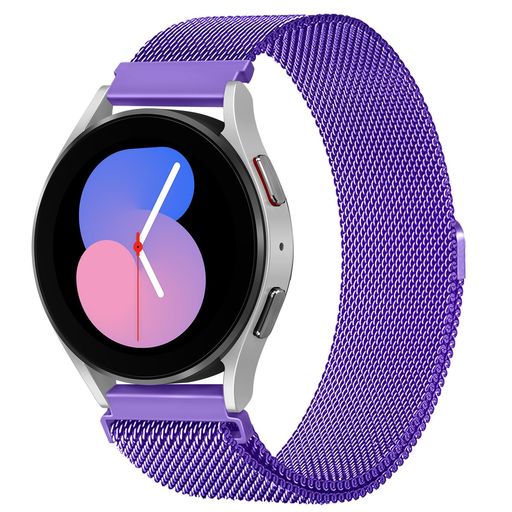 [DMVEIMAL]腕時計バンド20mm22mmスマートウォッチベルトレディースメンズ用メタルメッシュ交換ベルト、ミラネーゼループ、通気、ビジネス、ステンレス、マグネット