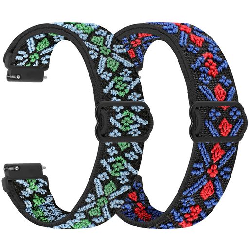 互換性のあるモデル:16mm弾性ベルトは、16mmラグのあるすべての時計に対応しています。例えば、FossilQAccomplice/Carlie/Harper/Neely;HuaweiTalkbandB3/TalkbandB6/TalkBandB7/HuaweiWatchFitMini;Moto3602ndGenWomen's42mm;TimexWomen'sWeekender31mm/TimexEasyReader35mm;KateSpadeScallop/Scallop2;NineWestWomen'sNW/1981SunrayDial等。 良質なナイロン材料:16mmスマートウォッチベルトは良質なナイロン材料で編んで作られ、通気性が良く、洗いができ、耐久性があり、長時間の運動時に着用するのに最適で、暑い夏の最高のパートナーです。 調節可能な寸法設計:16mm腕時計バンドには調節可能なボタンが付いており、必要に応じて必要な寸法を自由に調節することができます。