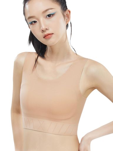 [veimia]和装ブラナベシャツ胸を小さく見せるブラ【ファンデ・和装ブラジャー】胸つぶしナベシャツ脇高..