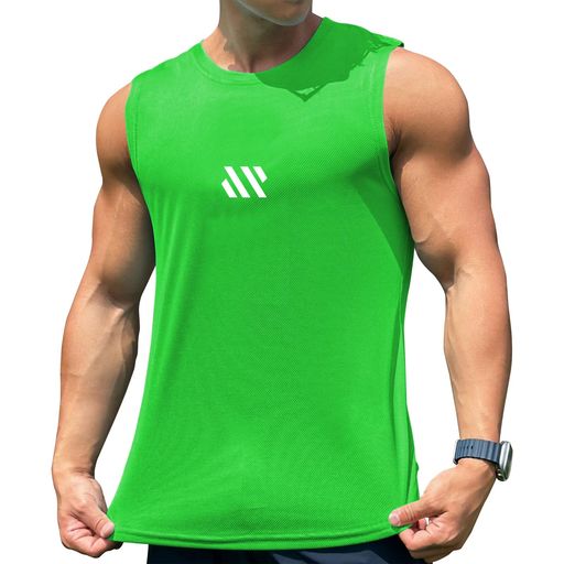 [iEndyCn]メンズタンクトップトレーニングノースリーブフィットネスTシャツ筋トレスポーツインナー袖な..