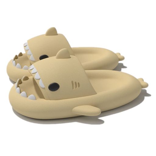 [kaitesi]可愛いスリッパサメ夏室内履き洗える滑らない厚底レディースメンズ静音部屋用ルームシューズサンダルルームスリッパキャラクター室内サメ型夏用柔軟軽量個性EVA24.0cm