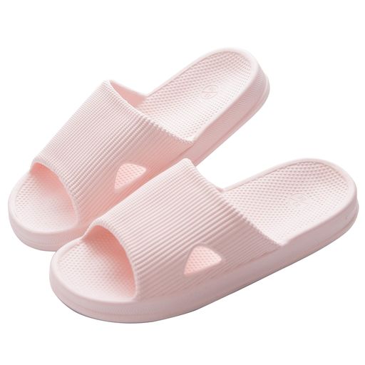 [KOCOTA]抗菌防臭素材スリッパサンダル超軽量滑り止め男女兼用ピンクM