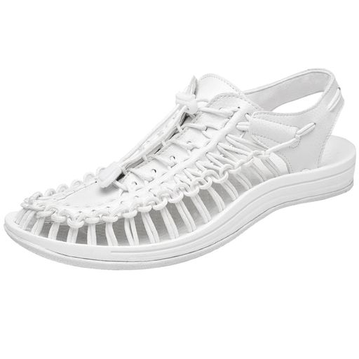 [NEARDREAM]スポーツサンダルレディーススポーツさんだるアウトドアサンダルビーチサンダル登山サンダルおしゃれ厚底手縫い排水速乾性水陸両用ホワイト23.0cm