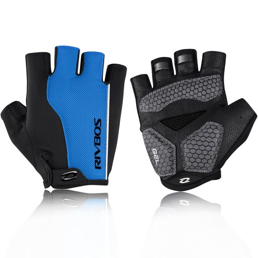RIVBOS(リバッズ)サイクルグローブサイクリング自転車ロードバイクグローブ手袋3D立体指切りgel入り耐..