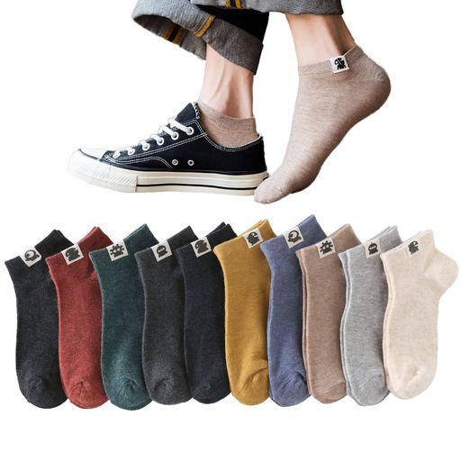 [Haomaomao]靴下メンズフットカバーソックス消臭ショートソックスくるぶしソックススニーカーソックス春夏浅履き口滑り止め男女兼用脱げない10足組防臭吸汗通気性破れにくい