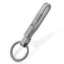 TISURベルトフックチタンベルトクリップカラビナおしゃれチタンキーリング付き車自転車家鍵プレゼントギフト(チタンクリップ)