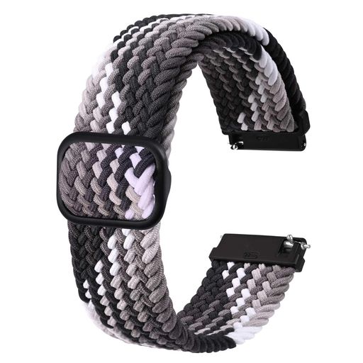 【サイズ選択】ラグ幅16mm/18mm/19mm/20mm/22mm/24mmの腕時計やスマートウォッチに適用できます。ご購入前に腕時計のラグ幅を確認してサイズを選んでください。 【簡単に調整】腕時計バンドの長さはバックルスライドすることで自由に調節できます。最小長さは11センチで最長は19センチです。 【高級素材】弾力性が富んだ編みナイロンを採用し、柔らかくて通気性も優れています。 【快速取付】クイックリリース採用で、ベルトを替えるのは気軽にできます。 【サービス】時計バンドについてご不明な点がございましたら、お気軽にお問い合わせください。当社の製品にご不満がある場合、新品送付か返金で対応させていただきます。