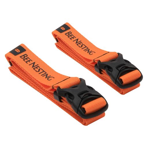 BeeNesting多機能スーツケースベルト、ダブル保険バックル、調節可能なキャリーケースベルト、ベアリン..