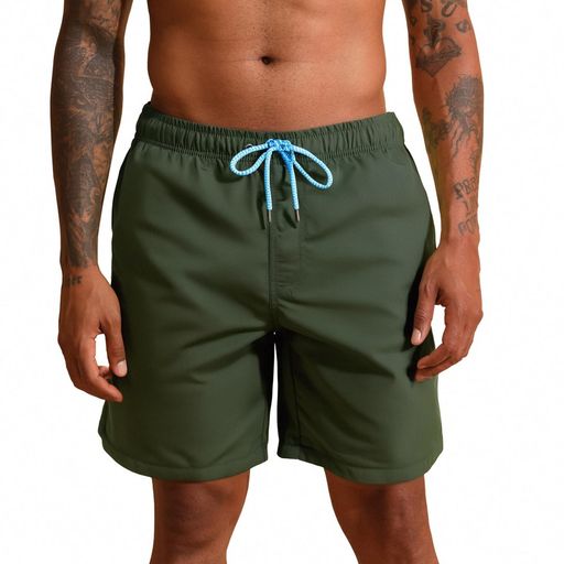 [SUNDAYROSE]水着メンズサーフパンツおしゃれ海パン男子スクール水着高校生スイムウェア水陸両用速乾短パン男性用水着プール海水パンツメンズ大きいサイズ男性水着海旅行2XLアーミーグリ…