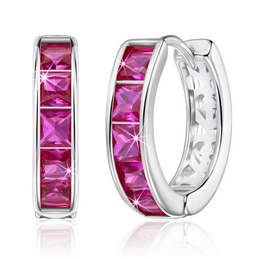 Linaweプラチナ軟骨フープピアス、イヤリングレディースピアスリング銀シルバー、ダイヤモンドボールピ..