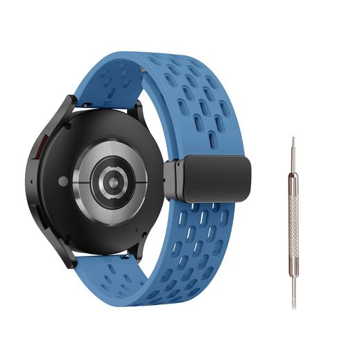 【サイズ】ラグ幅18mm19mm20mm22mmの腕時計やスマートウォッチに適用。注文前に腕時計のラグ幅をご確認ください。 【材質】バンド本体は高品質シリコンで作られており、柔らかくて高通気性設計でさらさらで快適。バックルは磁気折りたたみクラスプで無段階調整でき、使いやすいです。 【バンド長さ】120mm/80mm腕周り約145mm~205mmの方に適用できる。 【ワンタッチ交換】つまみ付きのスプリングバー付きなので、工具なしで時計バンドを交換できる。 【包装の内容】クィックリリース付きシリコン腕時計ベルト*1;ばね棒外し*1:日本語交換説明書