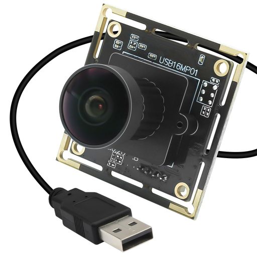 16MPUSBカメラモジュールRabbitroom10fps/30fps170°広角魚眼レンズWebカメラウェブカメラパソコンカメ..