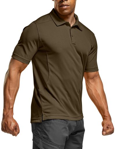 [CQR]ポロシャツメンズ半袖吸汗速乾メッシュドライフィットネスゴルフスポーツウェアトレーニングウェアクールビズシンプル速乾性通気性快適大きいサイズTOK002-TDR_3XL