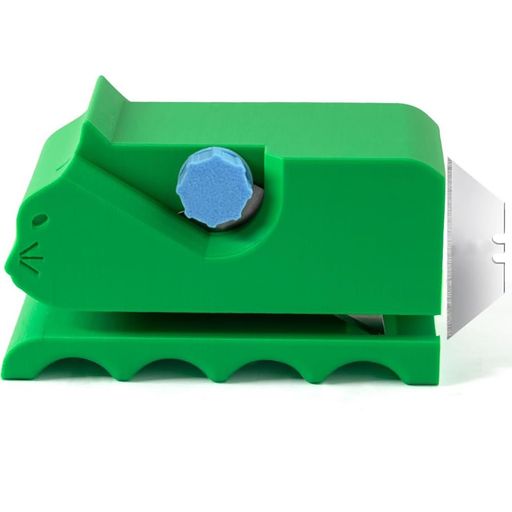 Ifukens猫爪研ぎ段ボールカッター可愛い爪研ぎ猫ダンボールカッター刃付き3Dプリント猫爪とぎ用段ボー..