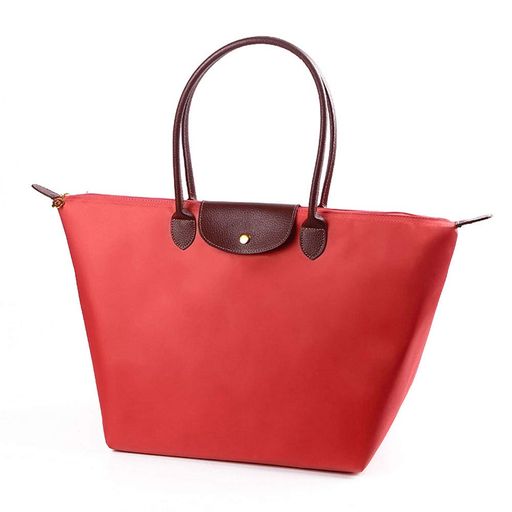 [Blostirno]ブロステルノトートバッグレディースナイロン折り畳めるハンドバッグ防水通勤旅行ショピン..