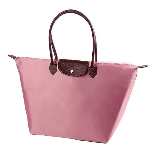 [Blostirno]ブロステルノトートバッグレディースナイロン折り畳めるハンドバッグ防水通勤旅行ショピン..