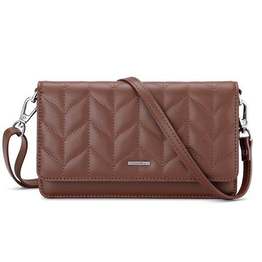 [nuoku]レディース斜めがけ財布スマホバッグRFIDシールドショルダースマホバッグ大容量レディースリス..