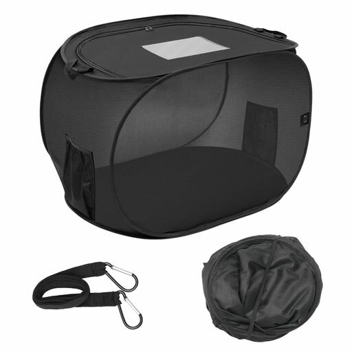 Kotesotoカラスよけゴミネットカラス除けネットゴミステーションボックス折りたたみ収集ボックス屋外収納箱外用箱ベランダ収納鳥野良猫カラス対策ネット屋外超軽量簡単設置戸別回収防…