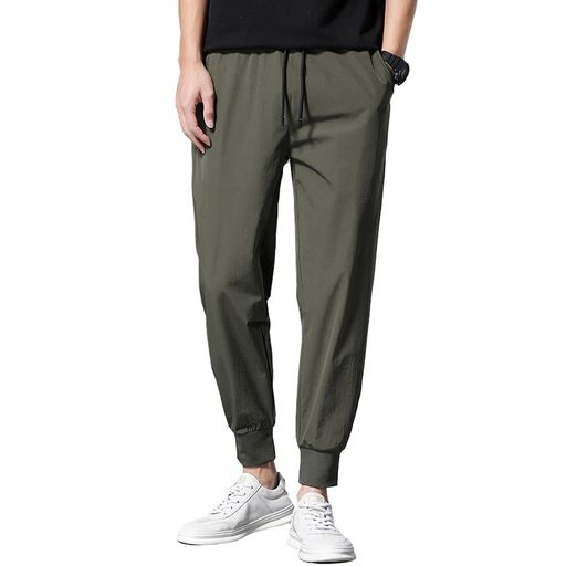 [Topsky]接触冷感ズボンメンズ夏9分丈ジョガーパンツ速乾パンツメンズ涼感テーパードパンツストレッチパンツスウェットパンツスラックスパンツボトムスイージーパンツカジュアルパンツ…