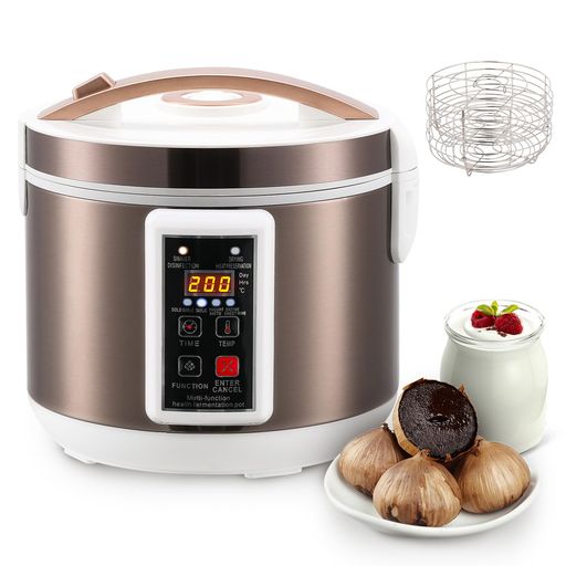 Moongiantgo黒にんにく発酵器6L大容量発酵フードメーカー黒にんにく/ヨーグルト/甘酒/納豆メーカー発酵..