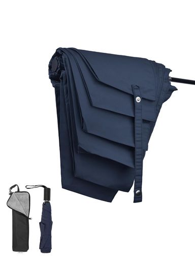 KIZAWA折りたたみ傘形状安定超軽量カーボン傘195gメンズワンタッチ自動開閉折り畳み傘5級撥水レディースコンパクト丈夫吸水カバー付き(ネイビー) KIZAWA折りたたみ傘形状安定超軽量カーボン傘195gメンズワンタッチ自動開閉折り畳み傘5級撥水レディースコンパクト丈夫吸水カバー付き(ネイビー)