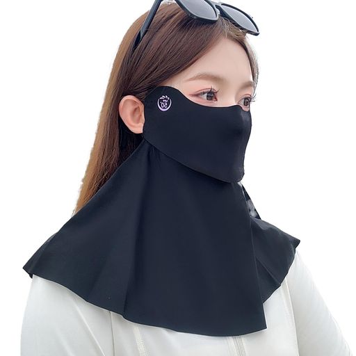 [VEVE&MIKI]フェイスカバーレディースUVカットUPF50+360°顔+首の日焼け防止抗菌防臭加工紫外線対策マス..