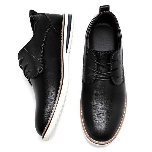 [ziitop]カジュアルシューズメンズレースアップシューズ革靴ポストマンビジネススニーカースウェード靴紳士靴メンズシューズ滑り止め24.5cm~28.0cm(4)