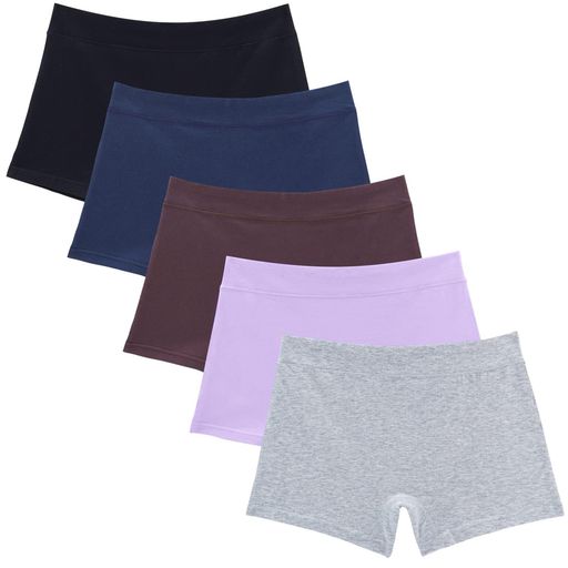 VICHERIAショーツボクサーパンツスポーツショーツ綿2分丈レディース【5枚セット/3枚セット】