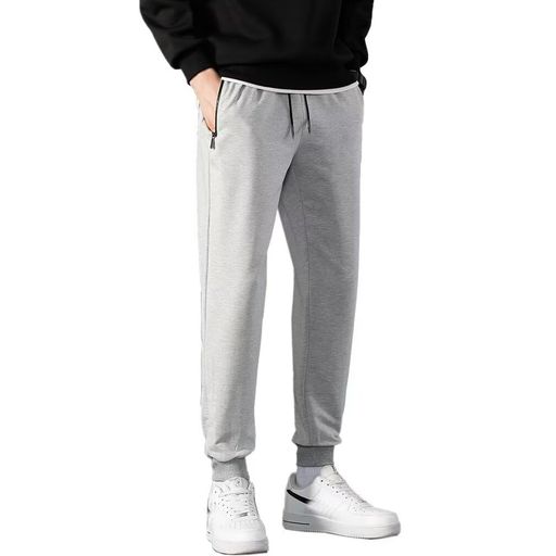 [moxixom]ジャージ下メンズトレーニングウェアジョガーパンツロングパンツカジュアルスウェットパンツボトムスイージーパンツポケット付きM8188SJlgr-M