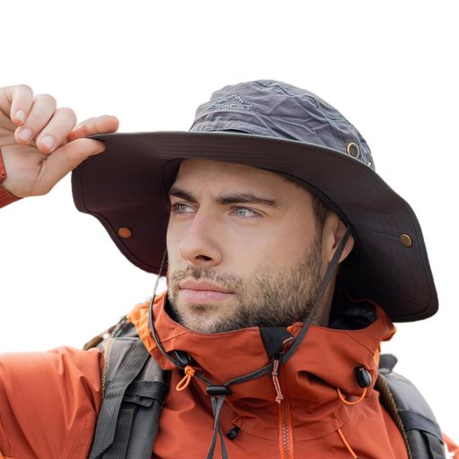 [TOP-EX]サファリハットメッシュアドベンチャーハット折りたたみブーニーハットおしゃれフィッシングハ..