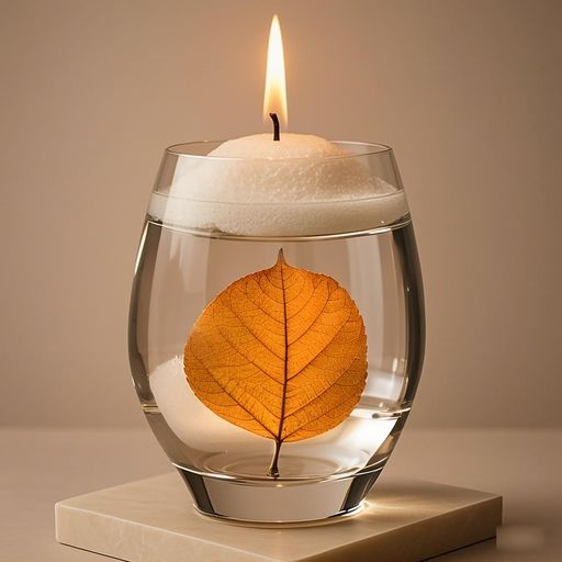 Hiramekiパールキャンドル檀香の香り天然精油使用AEAJ表示基準適合キャンドル500gDIY可自由容器対応浮..