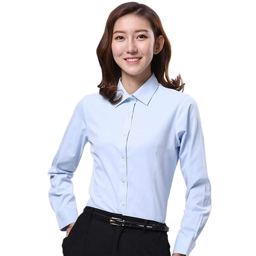 [SIPERLARI]ブラウスシャツレディース通勤長袖就活オフィスシャツ可愛い形態安定カ...
