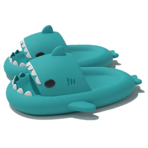 [kaitesi]可愛いスリッパサメ夏室内履き洗える滑らない厚底レディースメンズ静音部屋用ルームシューズサンダルルームスリッパキャラクター室内サメ型夏用柔軟軽量個性EVA27.0cm