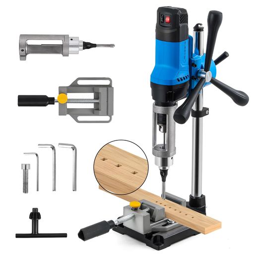 Bonvoisin卓上ボール盤角のみ盤ボール盤テーブルドリルチャック能力1-10mmベンチドリル卓上110V多機能..