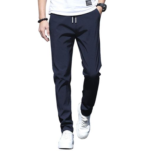 [ROOKMZU]アイスシルクパンツメンズ接触冷感ズボンメンズ夏パンツストレッチパンツ冷感パンツ涼しいズボン速乾カジュアルパンツイージーパンツボトムステーパードパンツ夏用ズボン